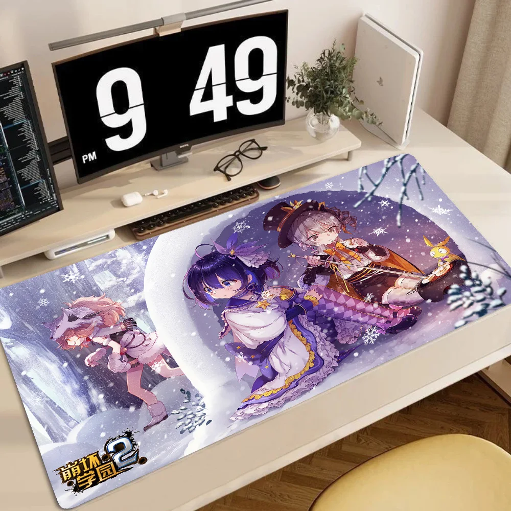 

Honkai Bronya Zaychik Mouse Pad Large Rubber Tablepad PC Game Mousepad Laptop Desk Pad XXL Non-slip Computer Keyboard Mouse Mat