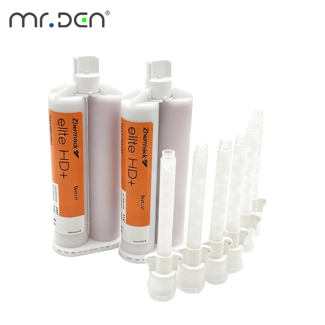 Dental Border Molding Heavy Body Silicone Rubber Denture Adhesive Cream Zhermack Elite HD view 6