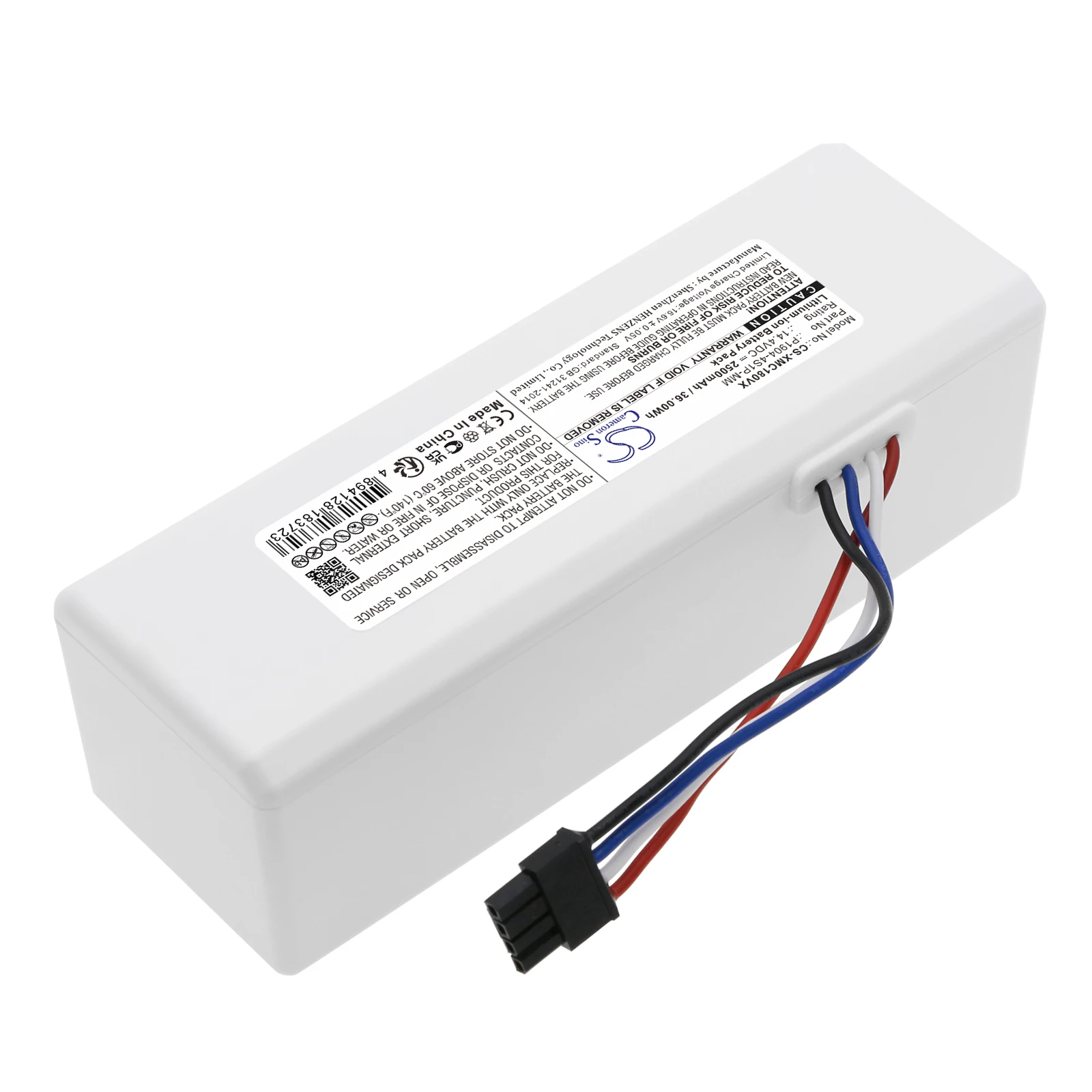 

Li-ion Vacuum Battery for Xiaomi, 14.4V, 2500mAh, Compatible Models: Dreame MC1808, Roborock 1C, SKV4093GL, STYTJ01ZHM