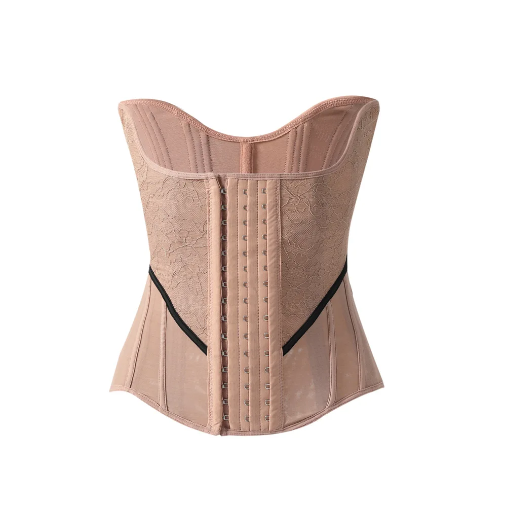 強化四季対応シェイプウェア-ウエストトレーナー-フィットネスバンド-ソフトメッシュ-サンドカラー-通気性-ボディシェイピング下着-レディース