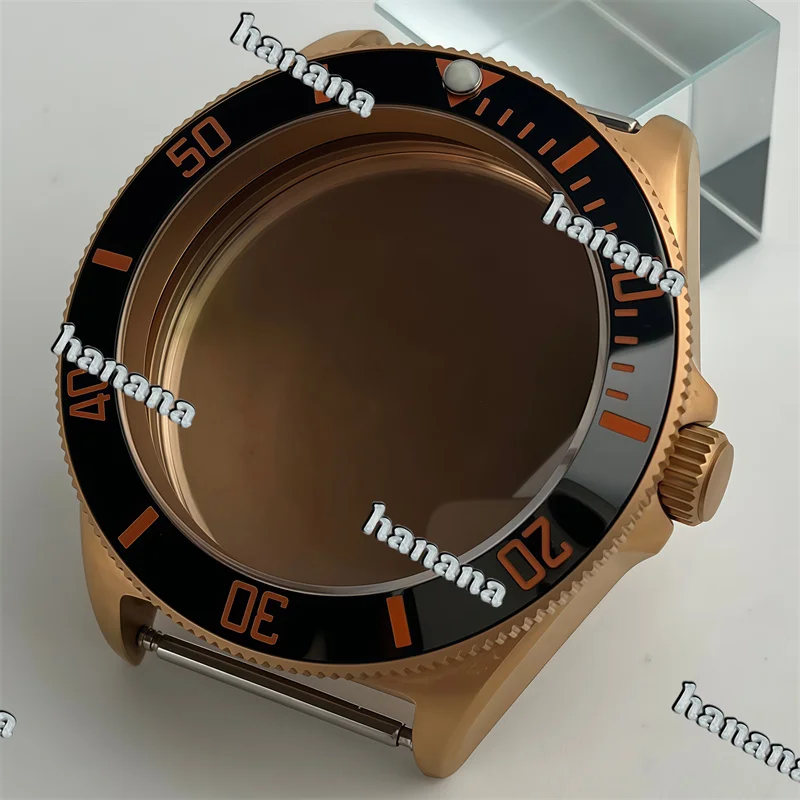 40mm Silver Rose Gold Watch Case Cylindrical sapphire Glass Fit NH34 NH35 NH36 NH70 NH71 NH72 ETA 2824 PT5000 Automatic Movement image 3