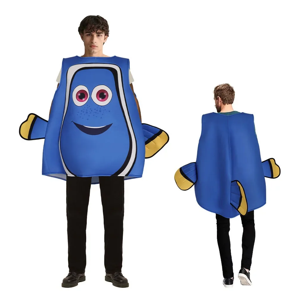 Costume de cosplay de poisson-clown Nemo, costume d'anime pour adultes, Nemo et Dory, costume de poisson-clown pour Halloween, Noël, fête, costume amusant de mousse.