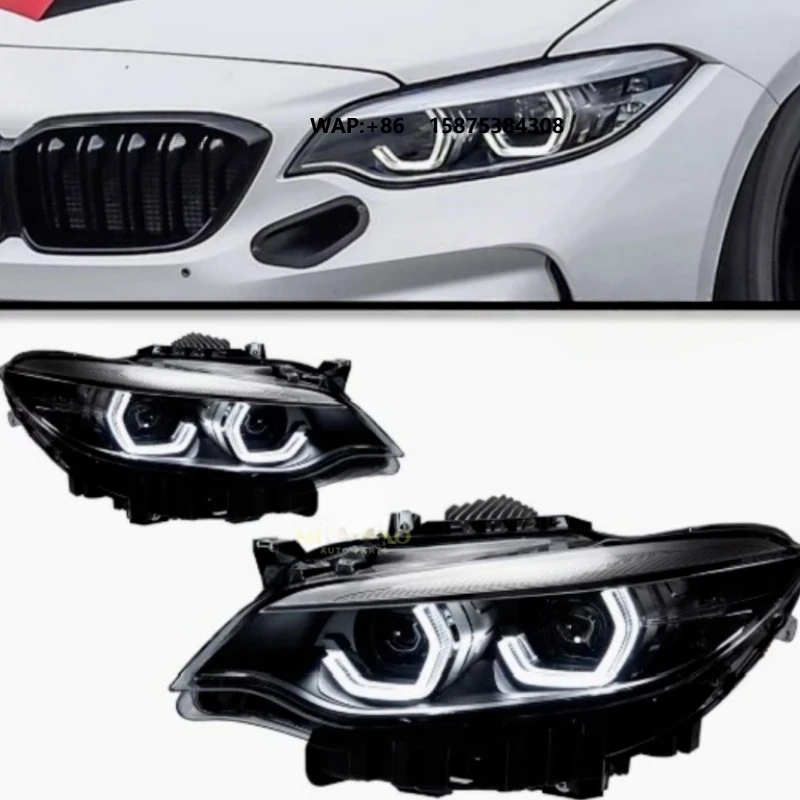 

Best-Selling 12V 6000K LED Headlights Assembly for 2 Series F22/F23/M2 F87 with 2 Years Warranty 8000 Lumens Turn Signal DRL
