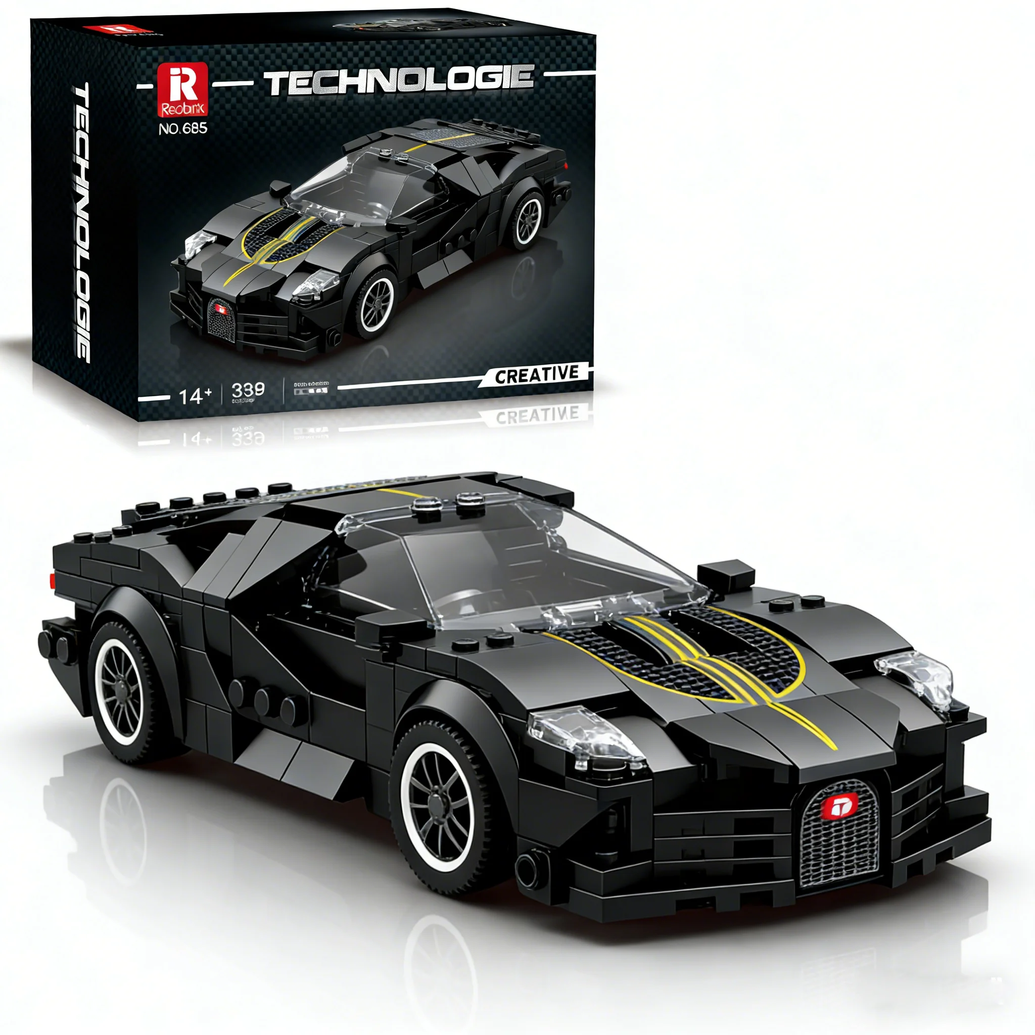 

Модель спортивного автомобиля 1:24, конструктор MOC Super Racers, украшение для рабочего стола, коллекционный подарок для детей и взрослых, сделай сам