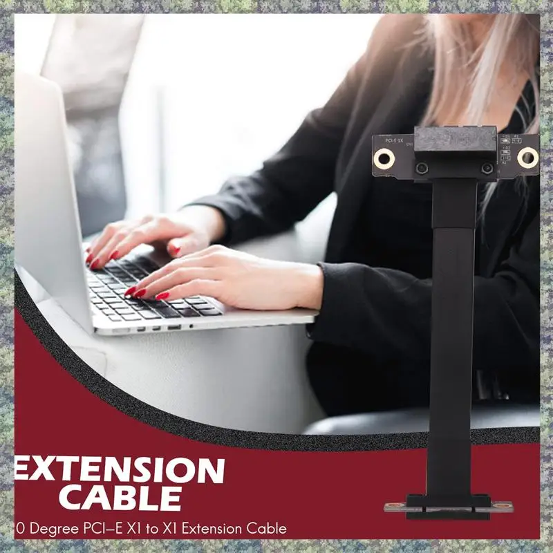 WON PCIE X1 كابل الناهض المزدوج 90 درجة الزاوية اليمنى Pcie 3.0 X1 إلى X1 تمديد كابل 8Gbps PCI Express 1X بطاقة الناهض