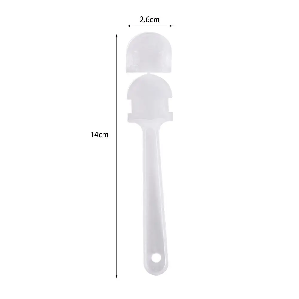10Pcs Transparent Hand Fan Handle Portable Mini Graffiti Fan Handle Practical Plastic Kindergarten Fan Handle