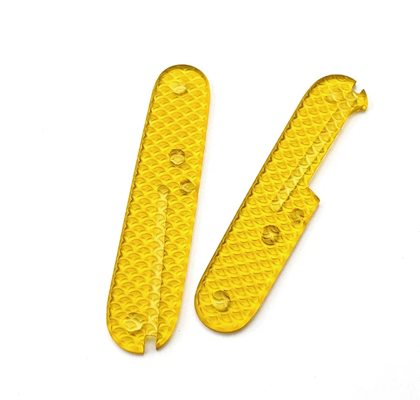 1Pair Custom Made Ultem PEI Folding Knife Handle Scales Patches for 91MM Swiss Knives Grip Modified Handle Patch DIY Accessories