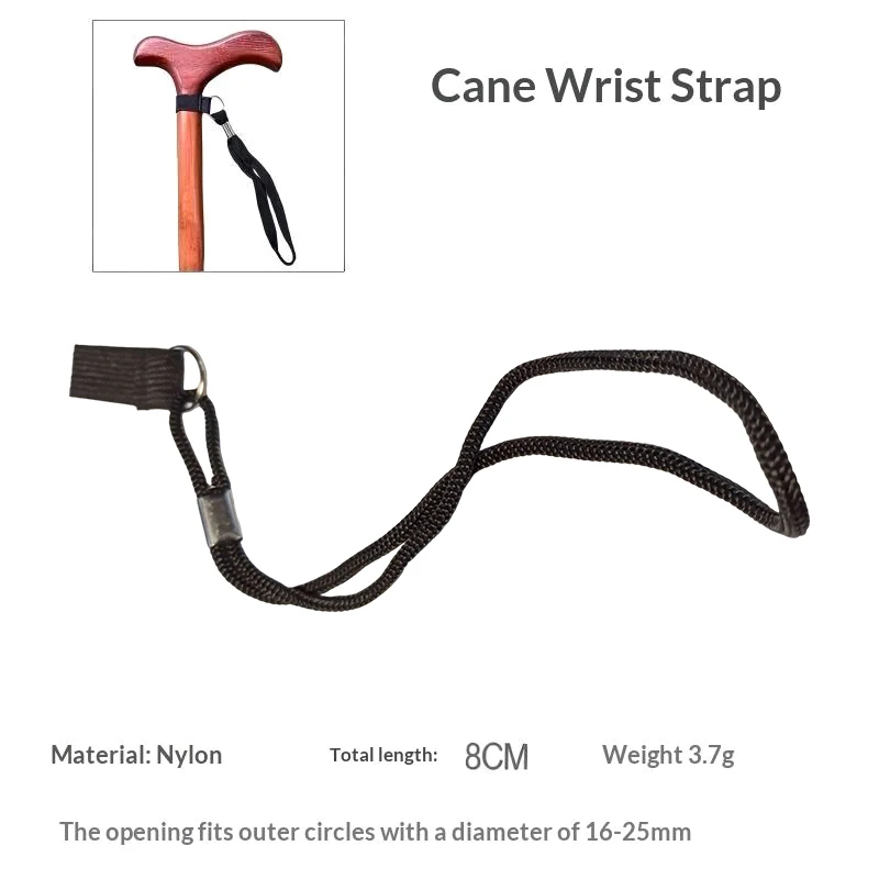 【6/10Pcs Anti-Lost Stretchable Elastic Wrist Strap For Elderly Mobility Wrist Straps Lanyard For Walking Canes Or Sticks】