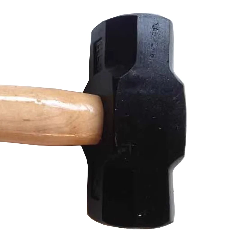 나무 손잡이 팔각형 망치 다기능 단조 망치 전문 목수 작업 손 도구 2/3/4 파운드 망치