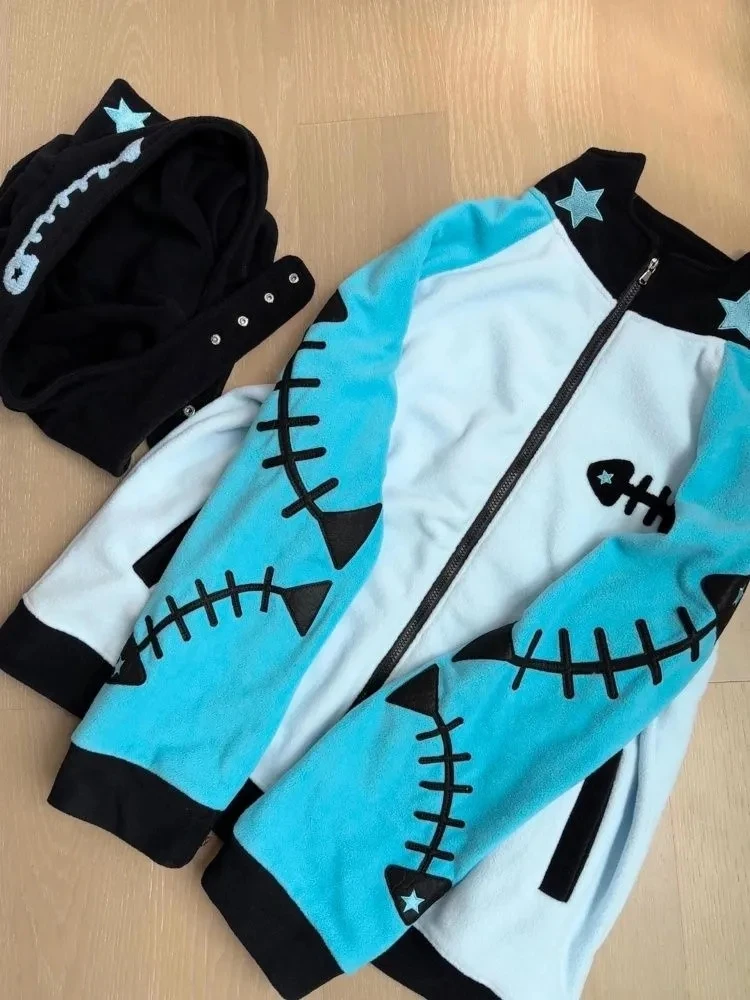 

Комплект из двух предметов De Quanna: милый жакет с воротником-стойкой и узором Fibone, белый, для осеннего гардероба, с длинными рукавами