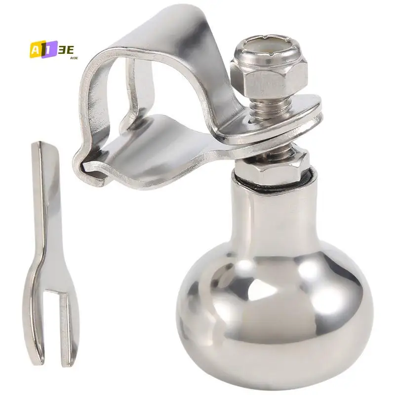 

A03E-Universal Stainless Steel Steering Wheel Spinner Heavy Duty Car Truck Marine Boat Handle Suicide Power Knob