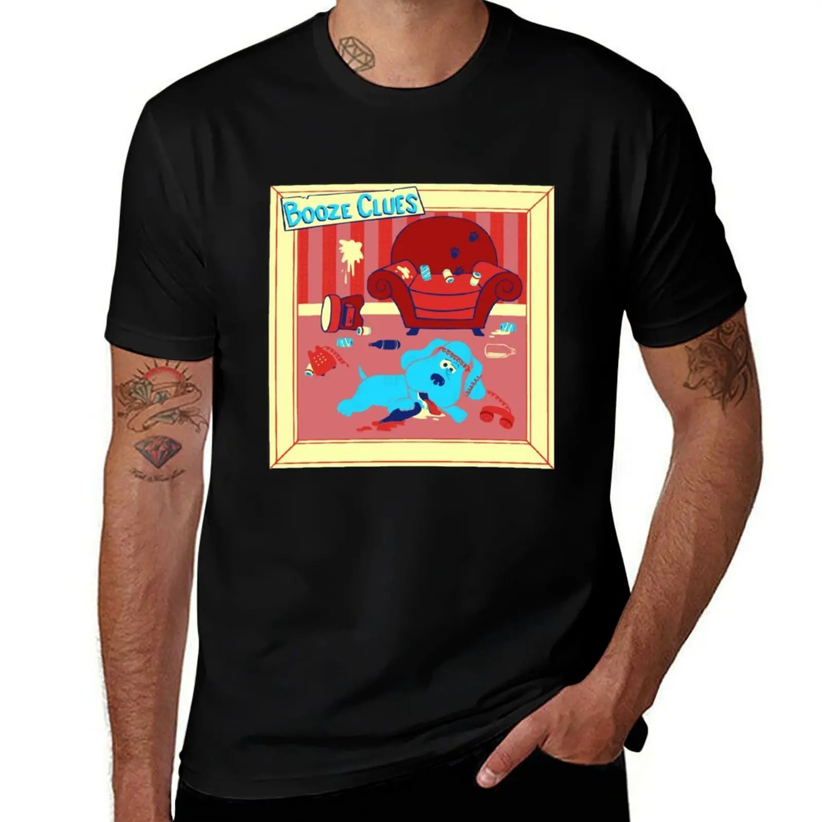 booze clues T-Shirt Work Casual Loose Fit T-Shirt