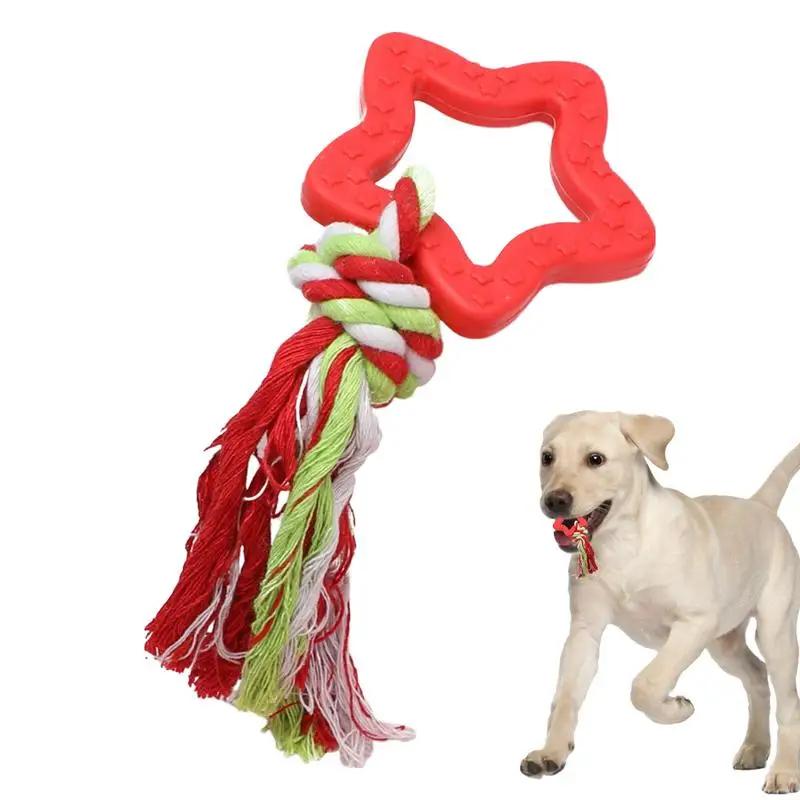 Dog Rope Chew Toys Oral Care Puppy Chew Toys Soft Puppy Toys Teething Chewing Toys For Pets Oral Health Energy Consuming