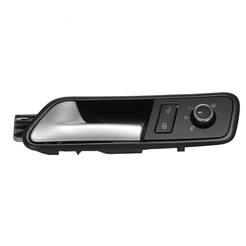 Inner Door Handle With Door Lock Swith Rearview Mirror Control Knob Switch For- Touran 2005-2012 1TD837113 1T1962125