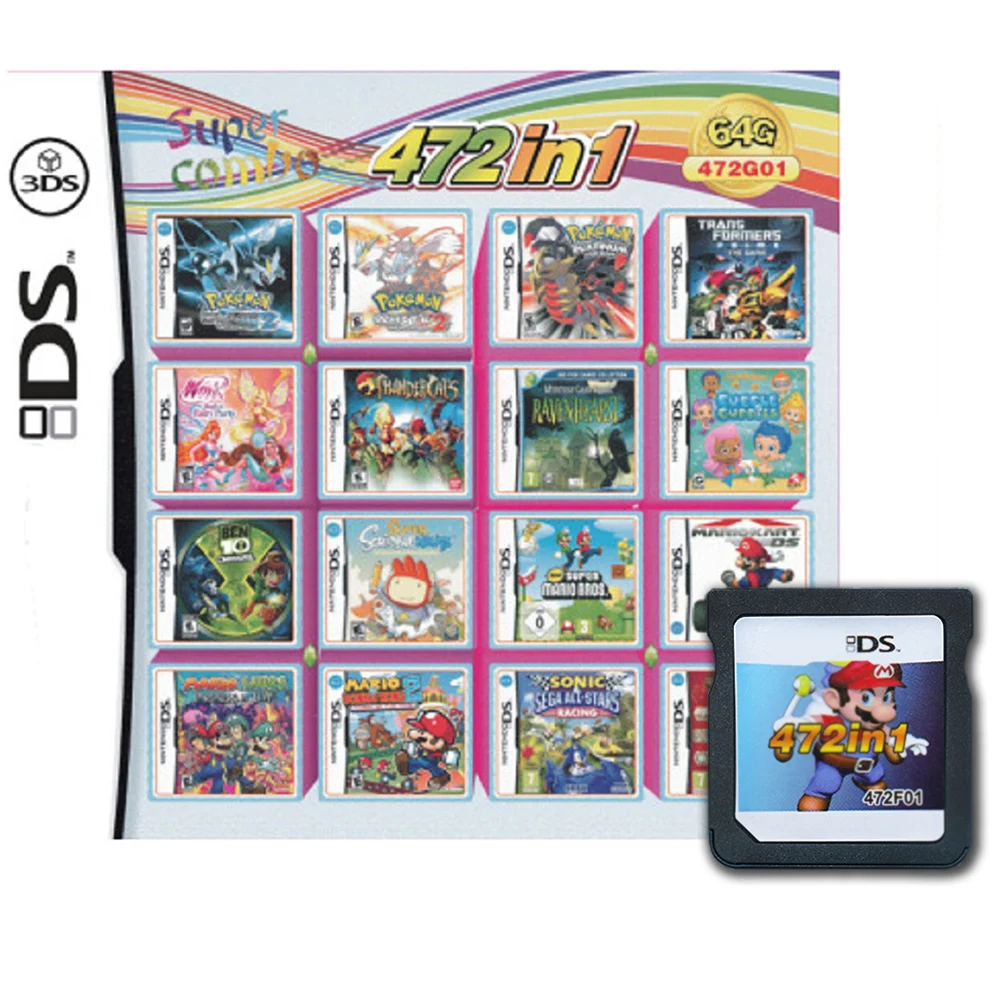 4300 In 1 Compilation DS NDS 3DS 3DS Game Cartridge Card Video Game Handheld Player