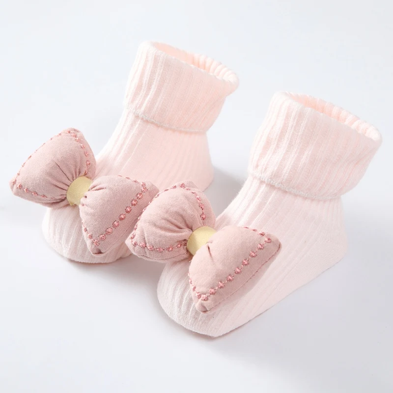 Autumn Winter Baby Girls Boys Socks 0-1 Years Old Floor Socks Thermal Breathable Multi Cotton Cartoon Animal Cute Socks