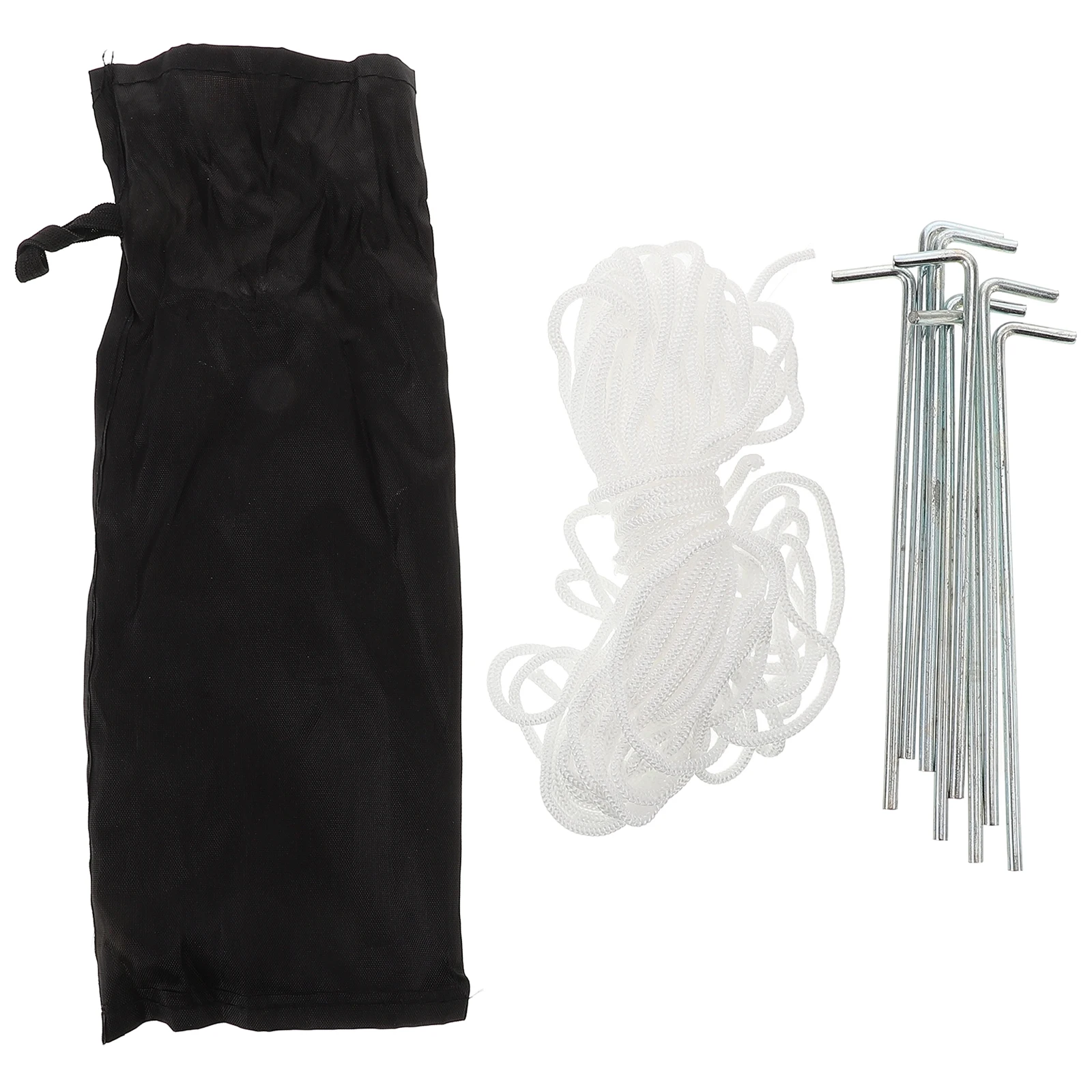 

1Set Heavy Duty Tent Pegs Long Thickened Design Stable Windproof Easy Carry Install Backpacking Hiking Camping Tent Accessories