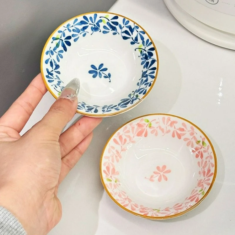 

Japanese Style Ceramic Seasoning Dishes Sushi Plates Home Hot Pot Soy Sauce Seasoning Bowl Kitchen Hotel Restaurant Tableware