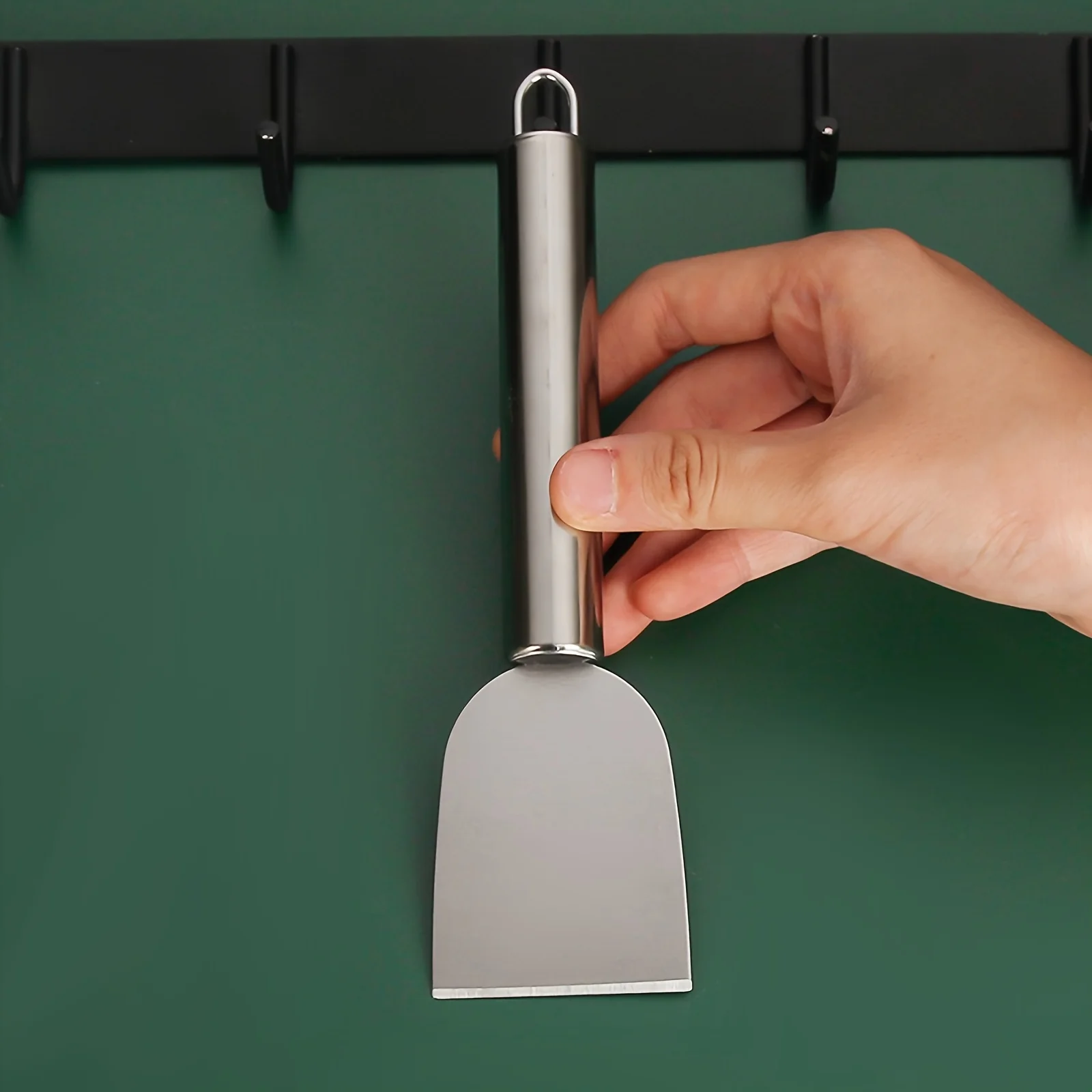 Versatile Cleaning Scraper Durable Metal Stainless Steel Glue Remover Snow Shovel for Kitchen, Bathroom and Home Use New