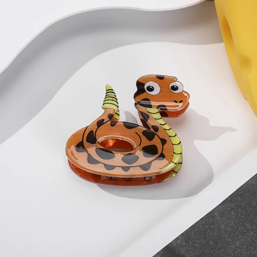 Artiglio per capelli creativo in acetato di acido acetico Animali dei cartoni animati Copricapo con clip di squalo personalizzato Clip di presa squisita quotidiana