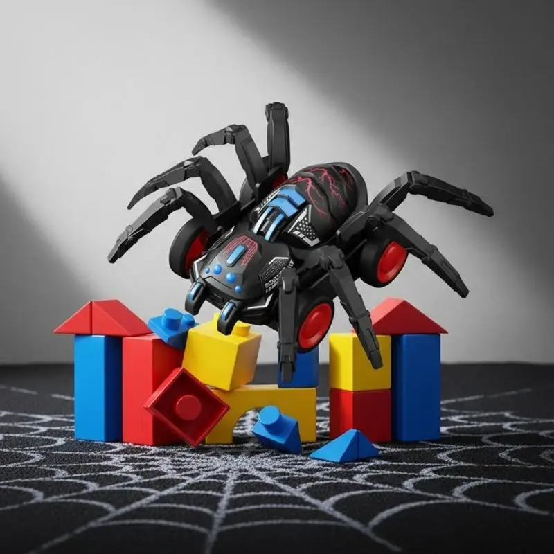 1/4Pcs Crawling Simulation Animal Inertia Car Spider Boys And Girls Climbing Stunt Car Toy Gifts Children Spider Vehicle