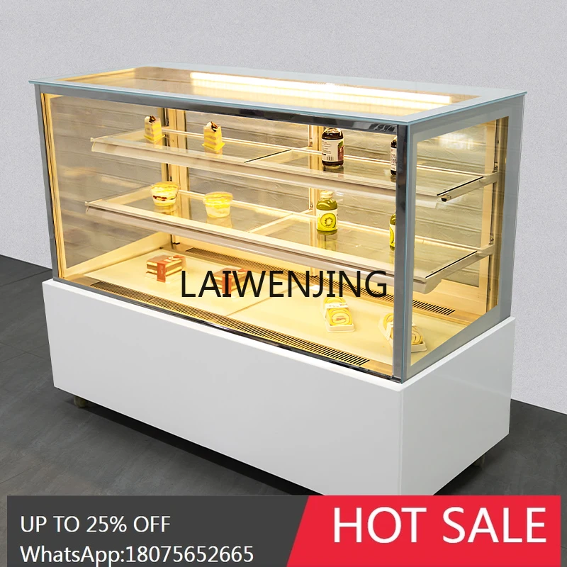 Right Angle Cake Display Cabinet Mousse Dessert Refrigerated Fruit Fresh-keeping Cabinet