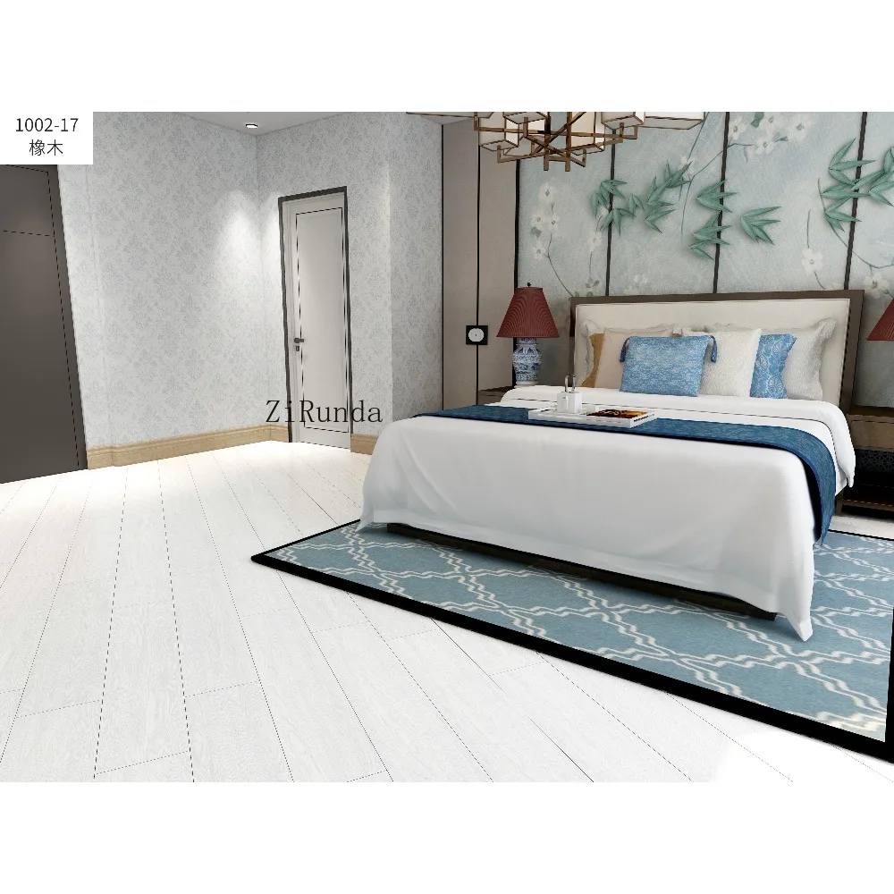 إصدار مخصص 4 مم 5 مم 6 مم SPB أرضيات بلاستيكية حجرية أرضيات خشبية مقاومة للماء مع نسيج سطح مسطح #6