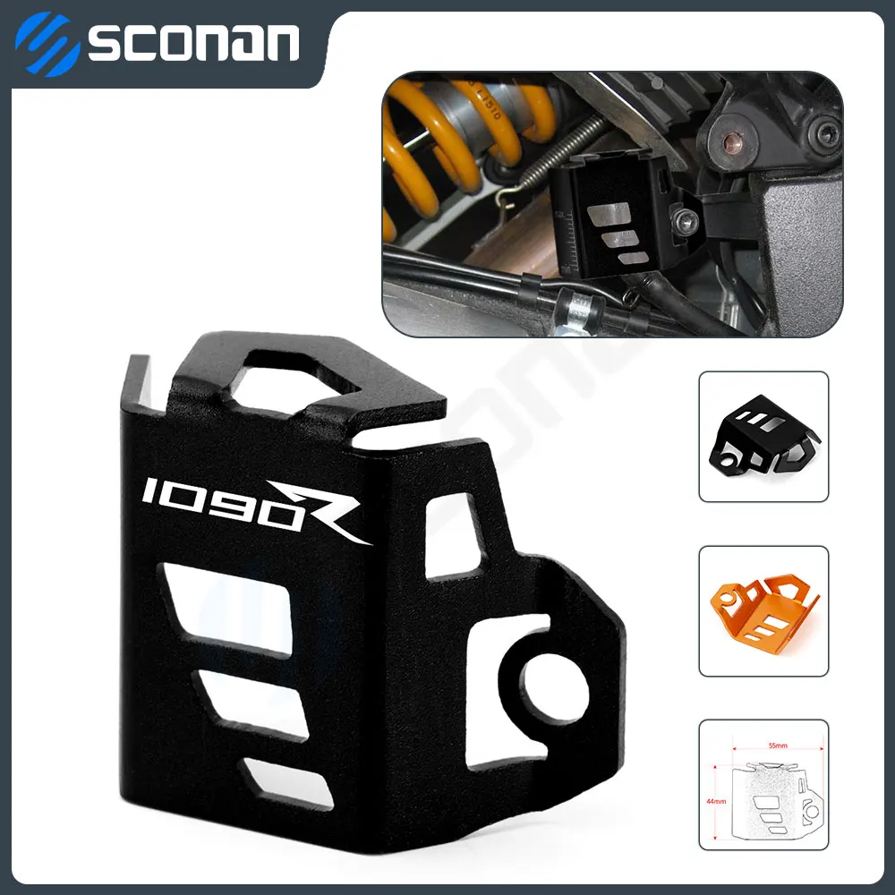 For 1090 Adventure R 1090ADVENTURE 1090R Motorcycle CNC Aluminum Accessories Rear Fluid Reservoir Guard Cover Protector