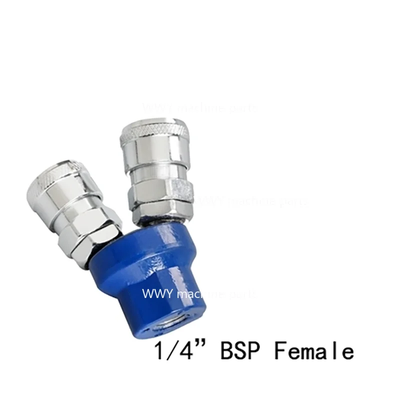 

Fast Clutch Connector Type C Pneumatic Mount Gas Joiner Air Divider Manifold Block Divider for Pump Air Compressor