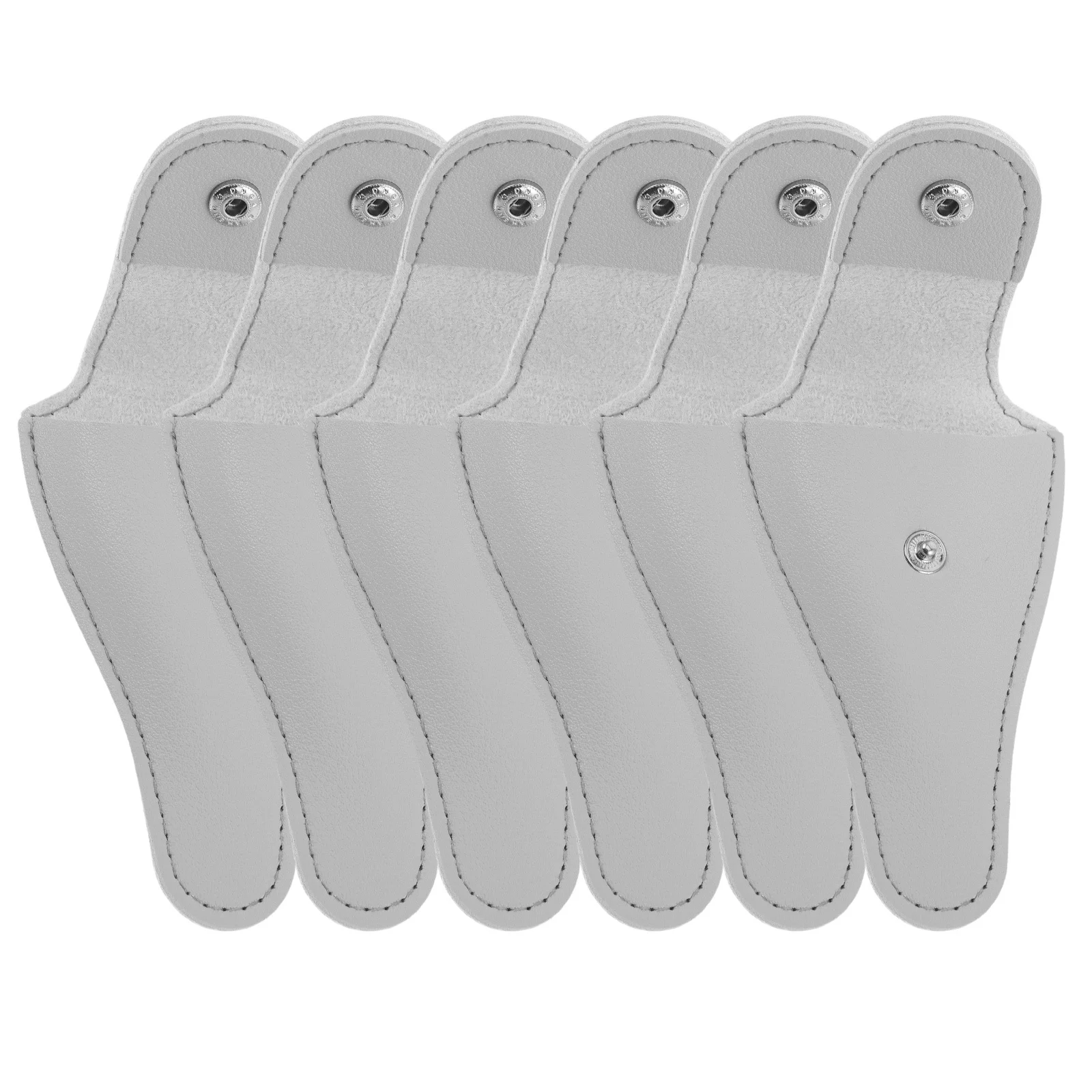 

6pcs Nail Scissor Cover Cuticle Nipper Sleeve Protective Storage Pouch For Manicure Pedicure Tools Organizer Durable