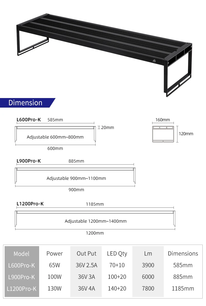 أسبوع أكوا L سلسلة APP التحكم باهتة الموقت RRB + UVA إضاءة حوض السمك مزروع مصباح ليد لخزان الأسماك الشعاب المرجانية البحرية #5