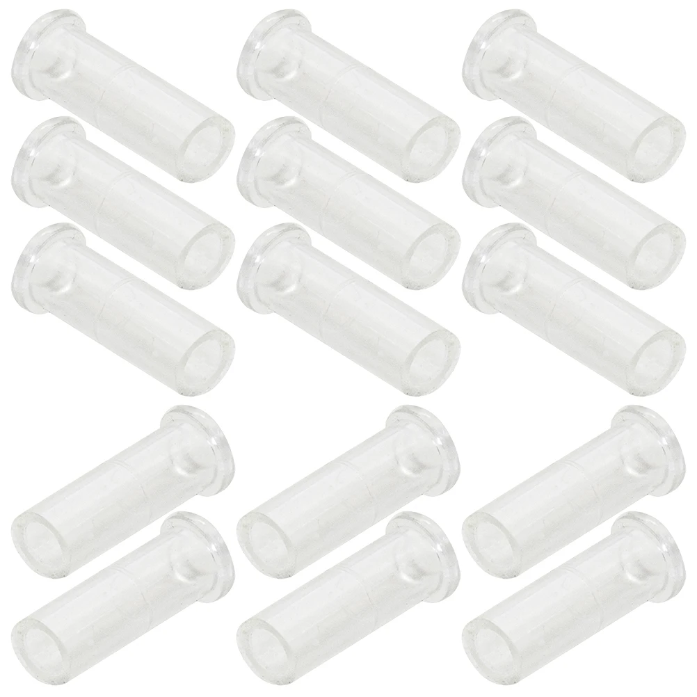 

50Pcs Optical Fiber Lamp Sleeves Plastic Stable Replacement Tubes for Easy Installation Ambient Light String Accessories