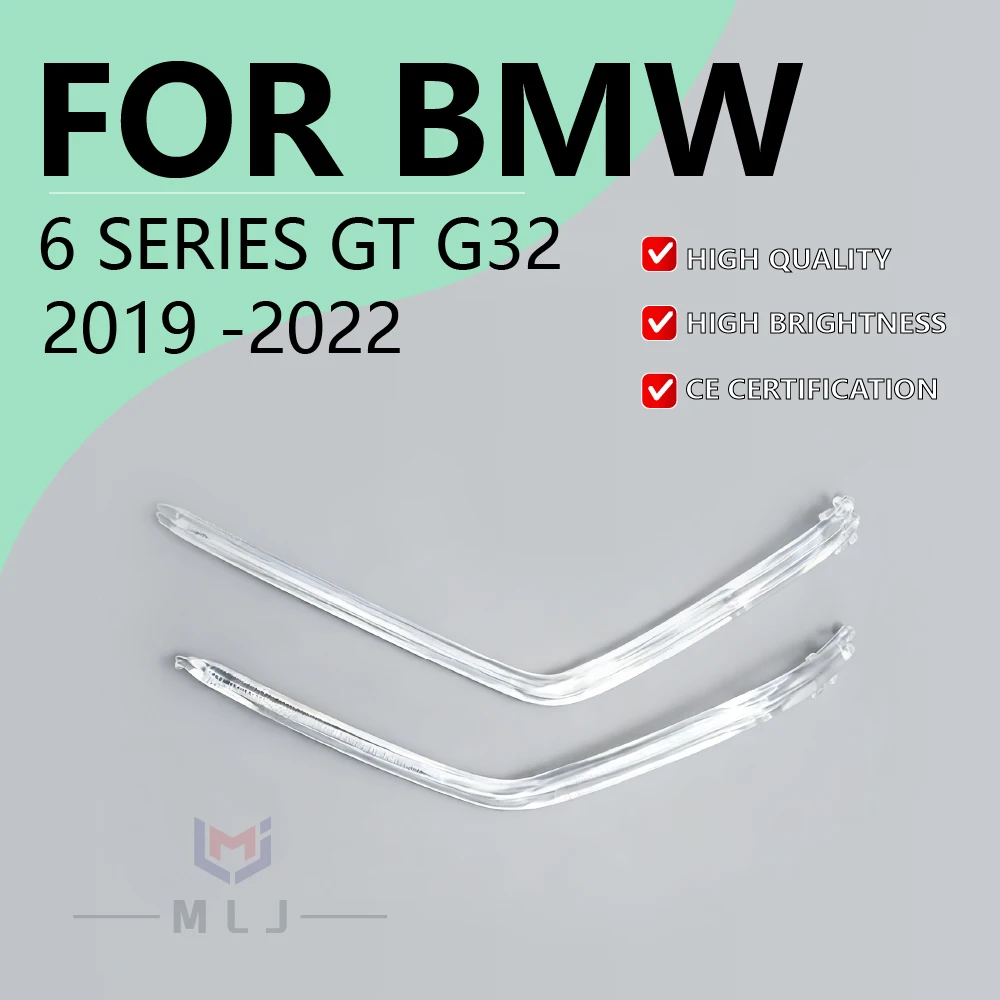 

ДЛЯ BMW 6 серии GT G32 2019 2020 2021 2022 Автомобильные фары DRL Направляющая трубки Световодные полосы Ангельские глазки Автомобильные аксессуары