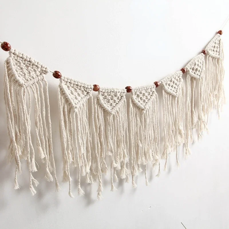 Elegant Chic Baby Photography Prop Boho Decor Backdrop tassels Blanket Chunky Burlap Layer Net Studio Props