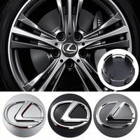 4Pcs 62MM Car Emblem Wheel Center Cover Hub Accessories For Lexus F SPORT ES RX NX LS UX LM LX GX LC RZ IS CT GS RC HS SC TX LB