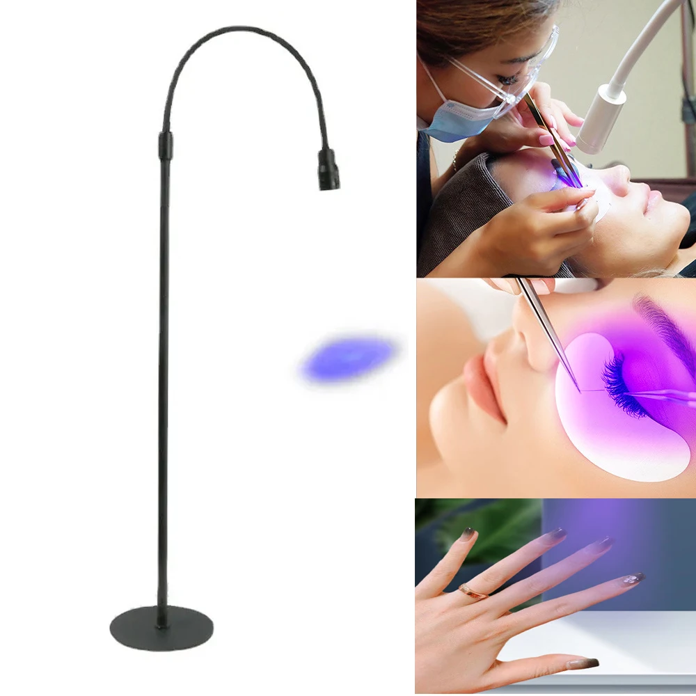 

USB Foot Step Switch Ultraviolet Light LED Glue Curing Light Beauty Nail Beauty Eyelash False Eyelashes Grafting lamps