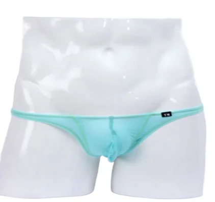 

Mesh Nylon Briefs for Men Sexy Low Rise Elastic Pouch Breathable Daily Underwear