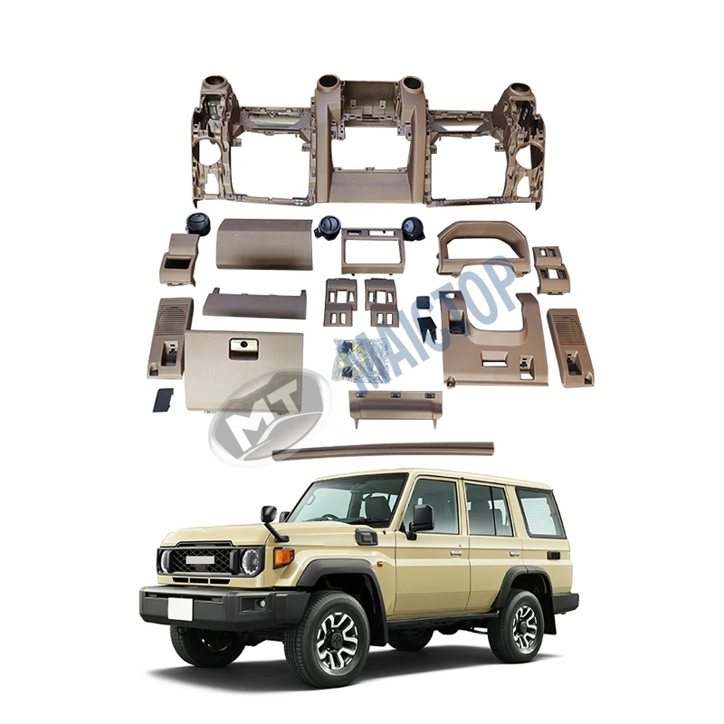 

Для Toyota Land Cruiser 70 серии LC76 LC79 Замена звукоснимателя внутренняя центральная консоль автомобиля крышка приборной панели