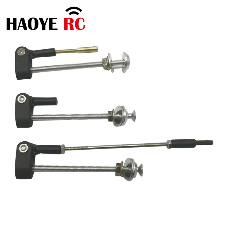 Haoye 1 Set Alu Adjustable Control Horns Assembly Rudder RC Airplanes Parts Electric Planes Foam Model Replacement Accessories