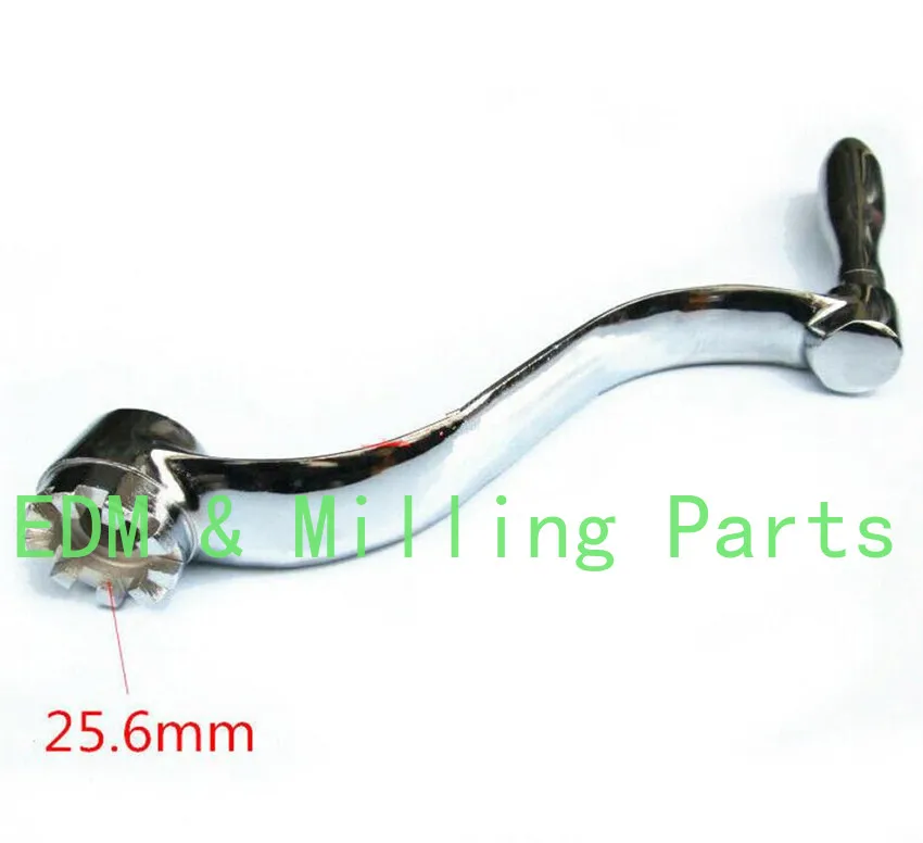 CNC Milling Machine Parts-3 Ball Metal Crank Handle +Elevating Knee Crank For BRIDGEPORT Mill Parts