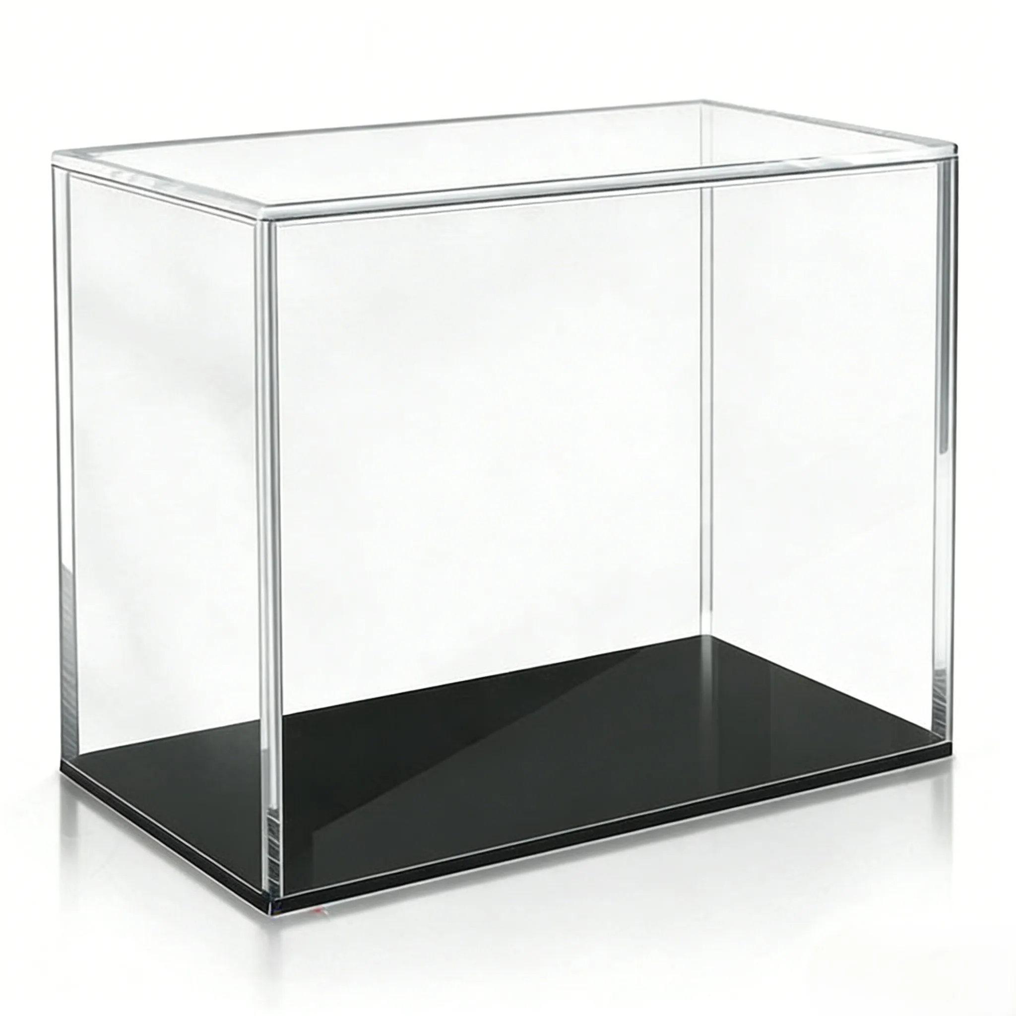 Transparent Acrylic Display Case Stackable Magnetic Closure Box For Figurines Desktop Organizers Box For ETB Protector