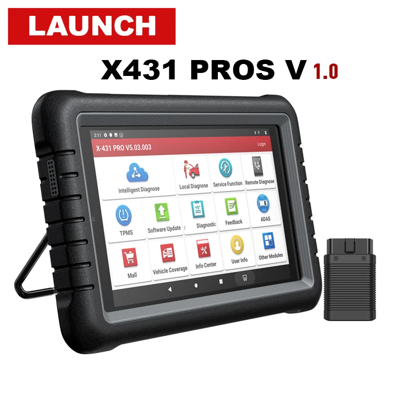 LAUNCH X431 PROS V1.0, Herramienta de Diagnóstico Automotriz, Escáner OBD2, Autoscanner, Diagnóstico, 2 Años de Actualización Gratuita