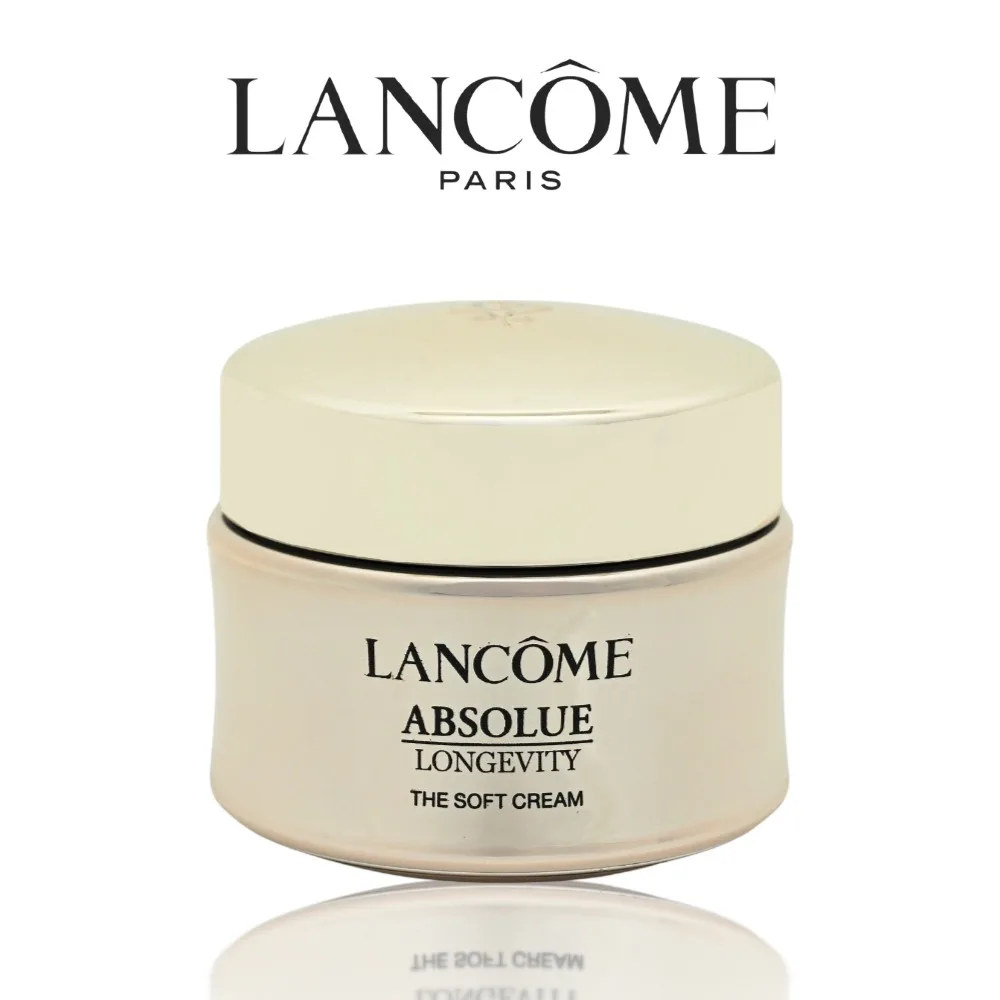 Lancome Absolue Longevity The Soft Cream 15ml (tamaño de viaje), Original Lancome Skincarees para mujeres/hombres, cuidado de la salud y belleza