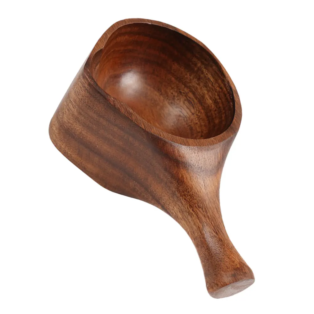 

Acacia Wood Scoop Bathing Wood Spoon Short H Spoon for Home Hotel Kitchen Bathing Eco Friendly Wooden Ladle