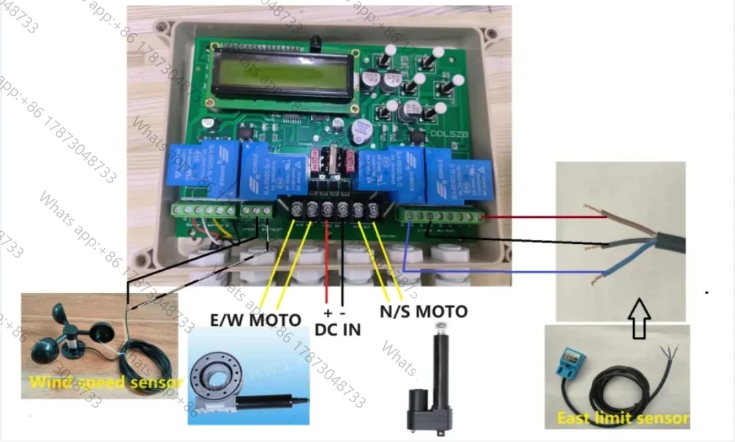 New Solar Tracker Dual Axis Controller Solar Automatic Tracking System Two-degree-of-freedom Platform Tracking Sun Tracker