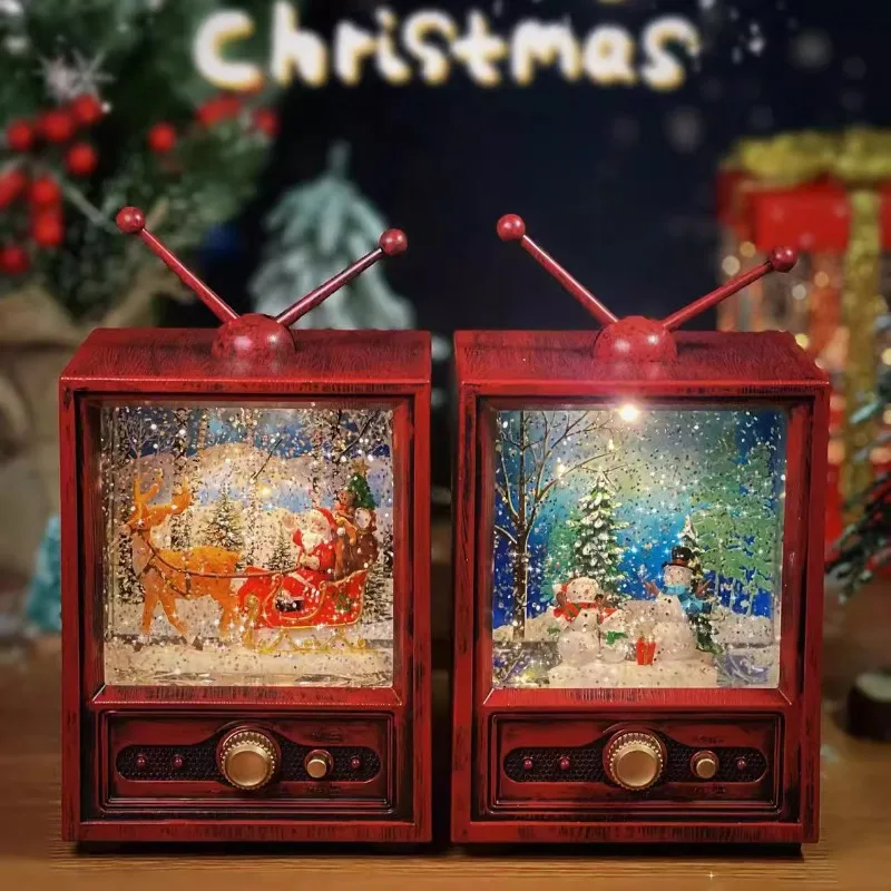 Send children Christmas gifts, music boxes ins creative night lights, birthday gifts for girlfriends, TV ornaments