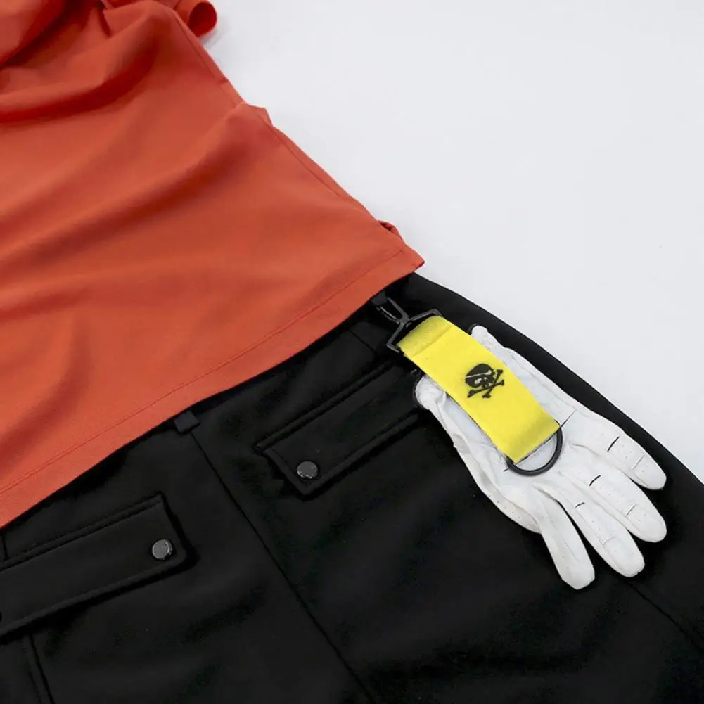 Fastener Tape Carabiner Fine Workmanship Unique Golf Towel Tape Carabiner Polyester Fastener Tape Hook Outdoor Accessories