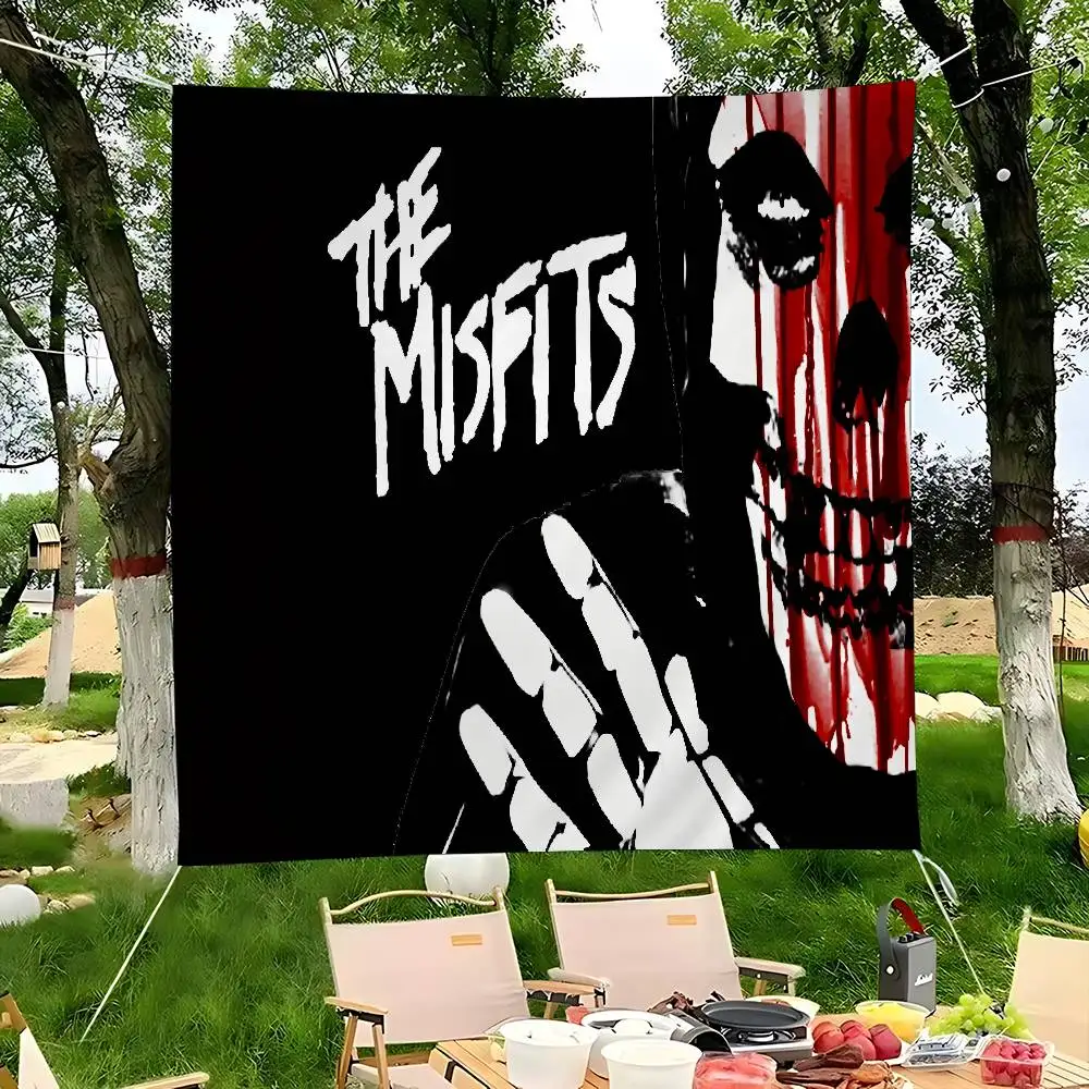 Punk Rock M-Misfits Music Advanced Printing Commercial Advertising Flag Company Party Banner