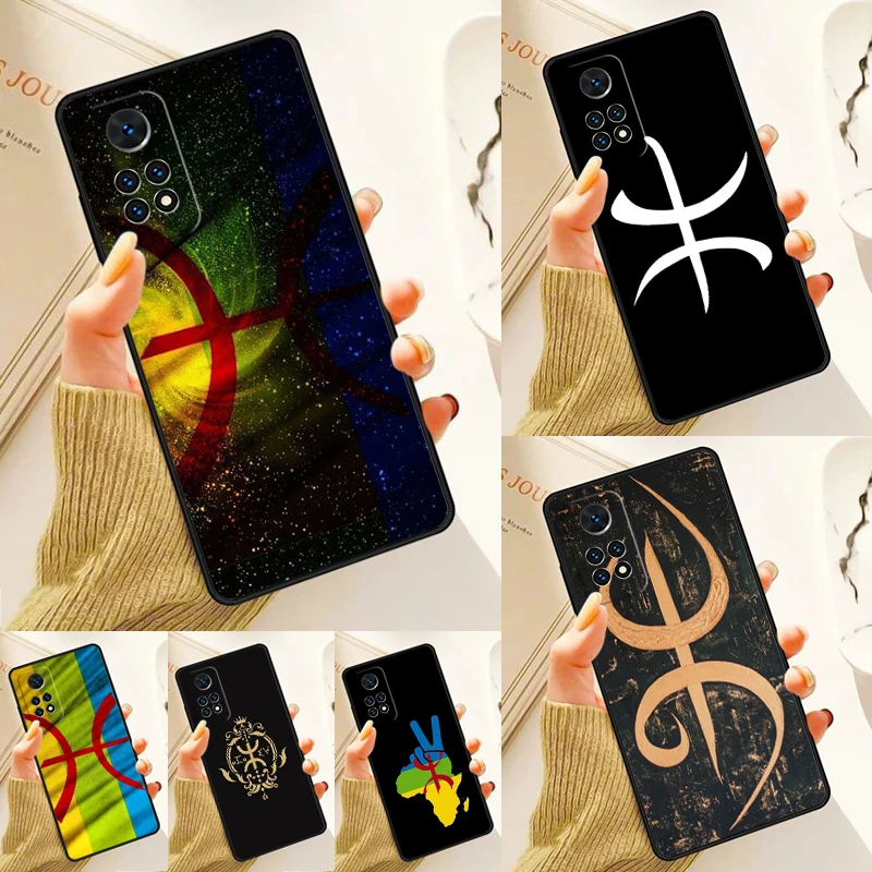 North Africa Berber Flag Case For Samsung Galaxy S24 Plus S23 S20 S21FE Lite S22 Ultra Note 20 S8 S9 S10 Phone Coque