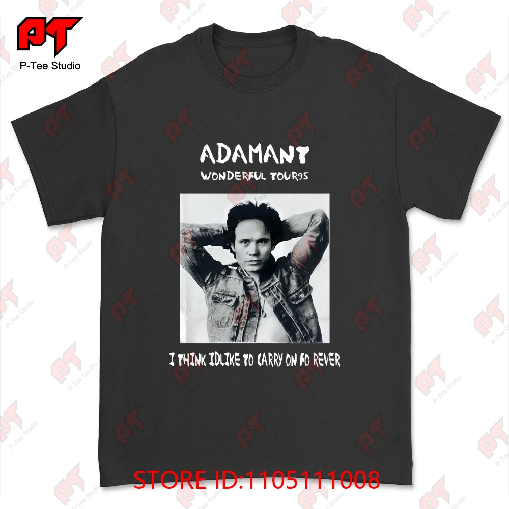 Rare VTG Adam Ant Wonderful Tour 1995 Id Like To Carry On Forever T Shirt 90s XL